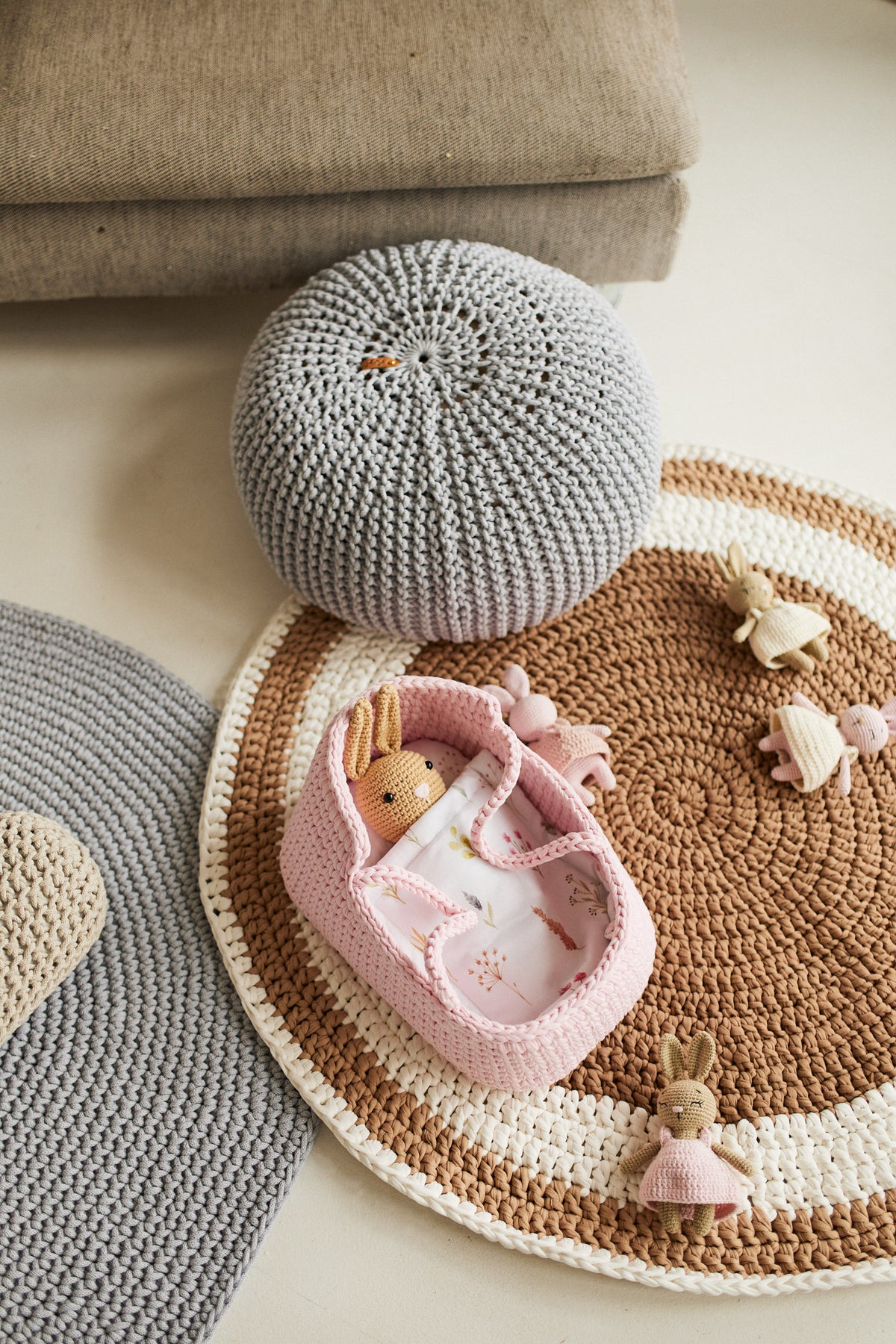 POUF SMALL | LIGHT GREY