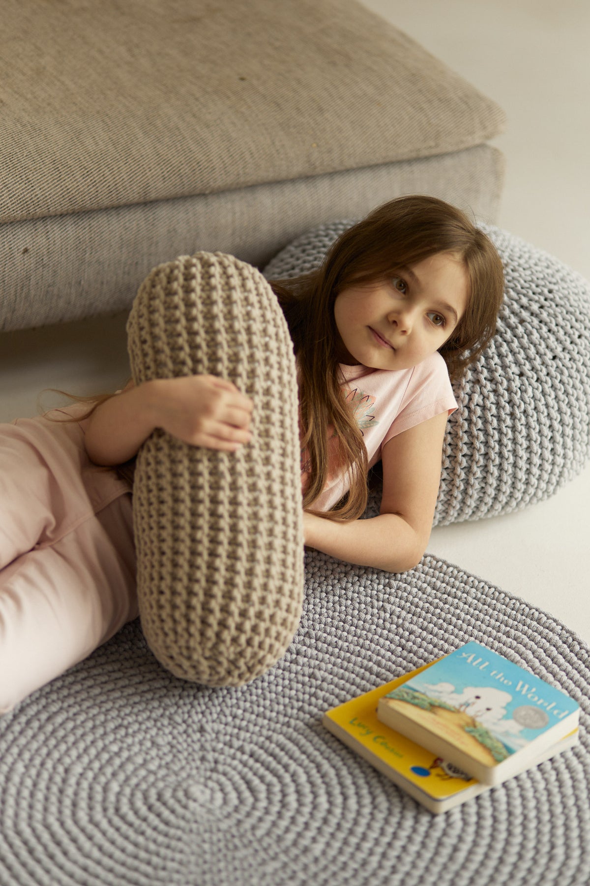 ROUND RUG | LIGHT GREY