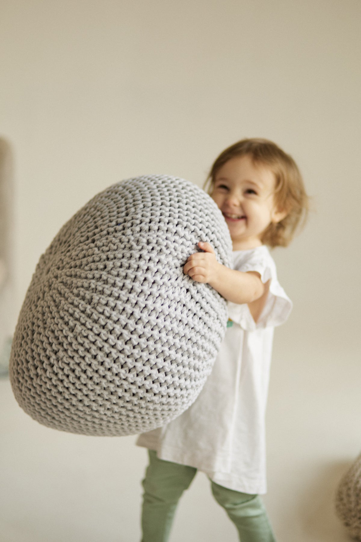 POUF SMALL | LIGHT GREY