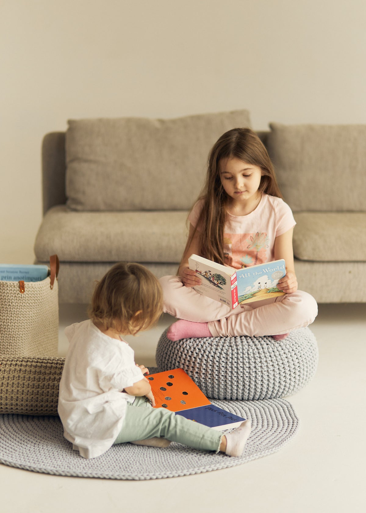 POUF SMALL | LIGHT GREY