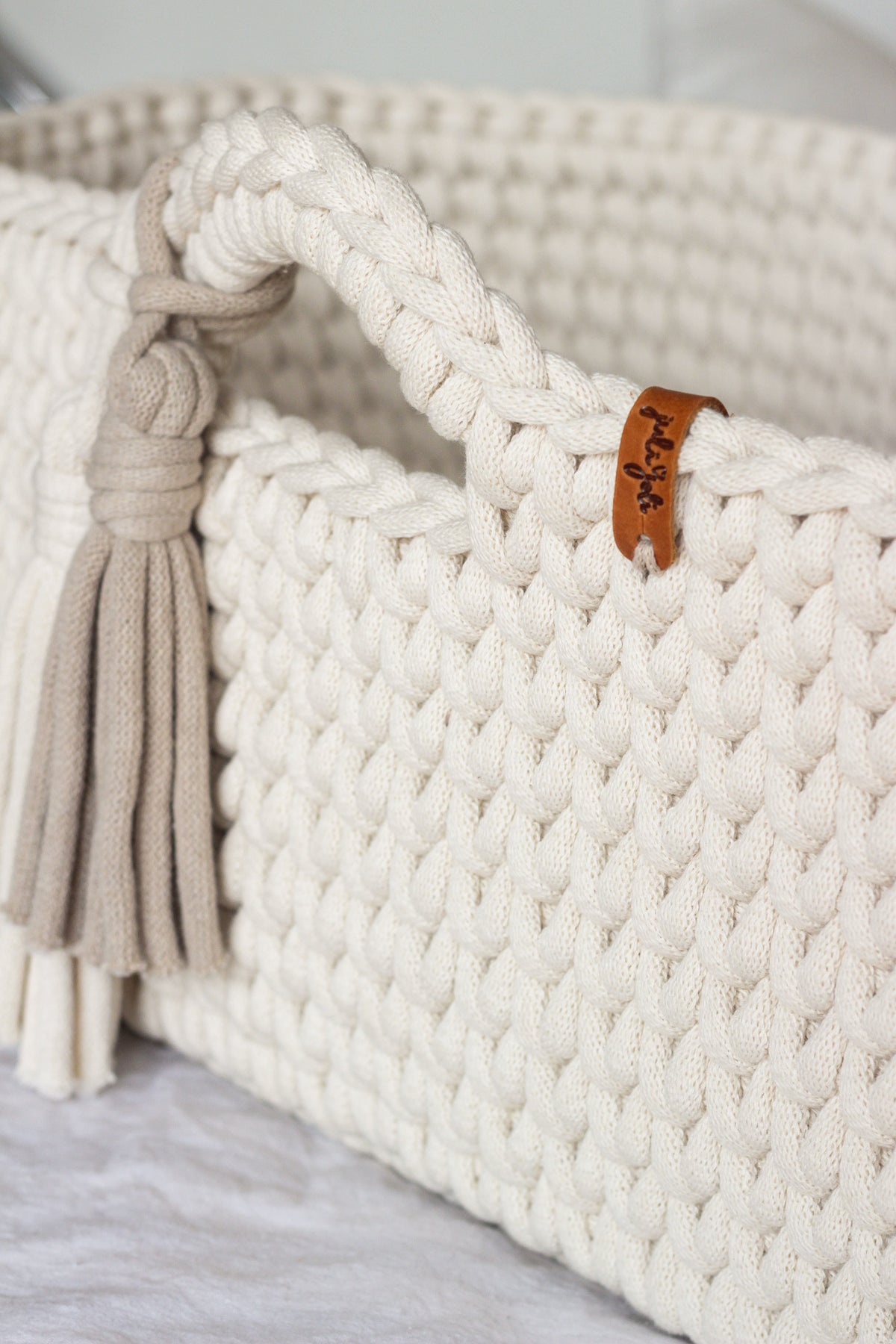 BABY MOSES BASKET | OFF WHITE