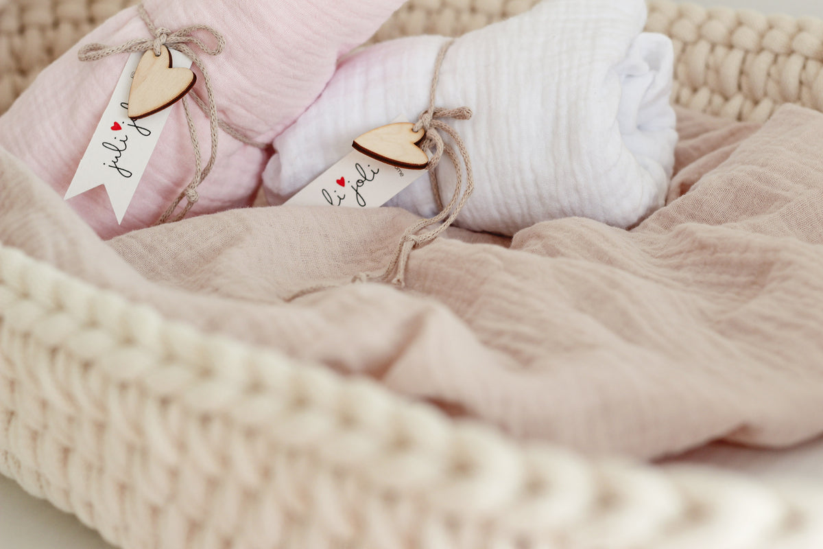 MUSLIN FITTED SHEET | LIGHT BEIGE