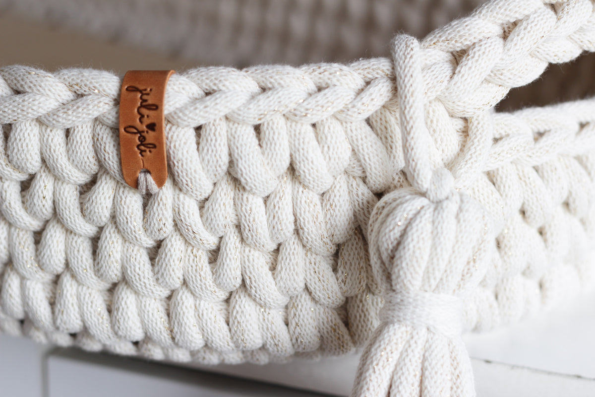 BABY CHANGING BASKET | Golden Natural