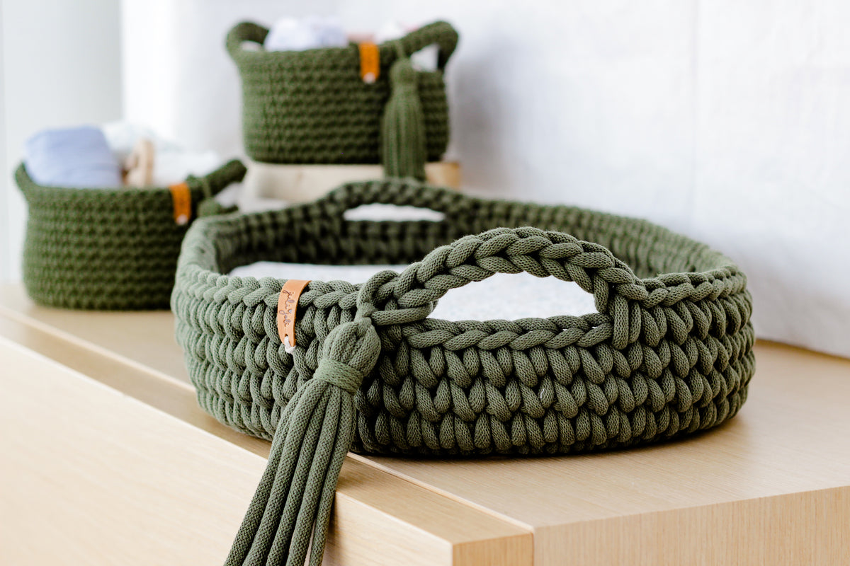 BABY CHANGING BASKET | Avocado