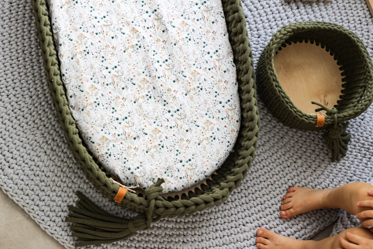 BABY CHANGING BASKET | Avocado