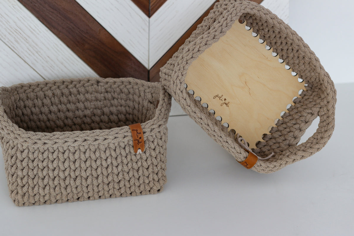 RECTANGLE BASKET MEDIUM | SAND