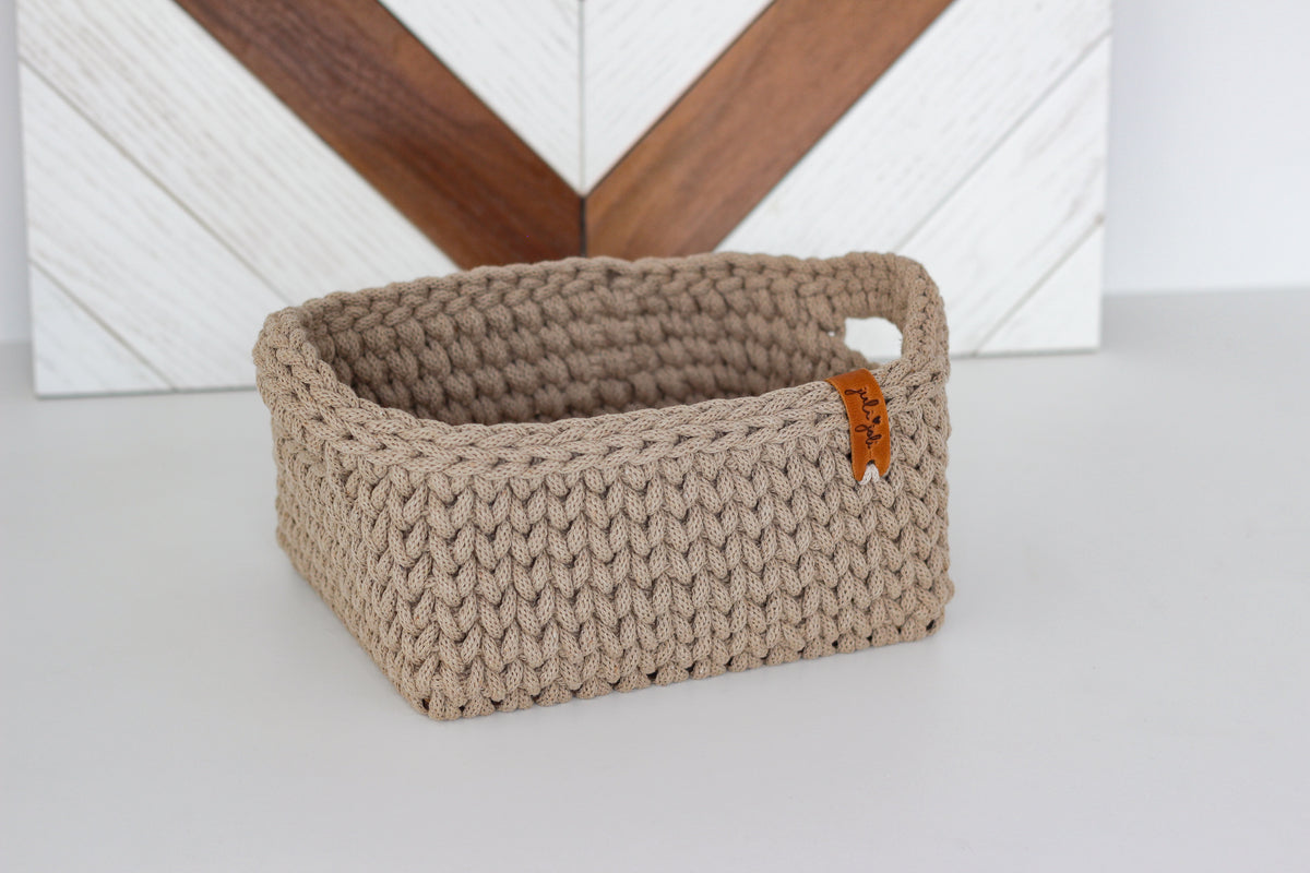 RECTANGLE BASKET MEDIUM | SAND