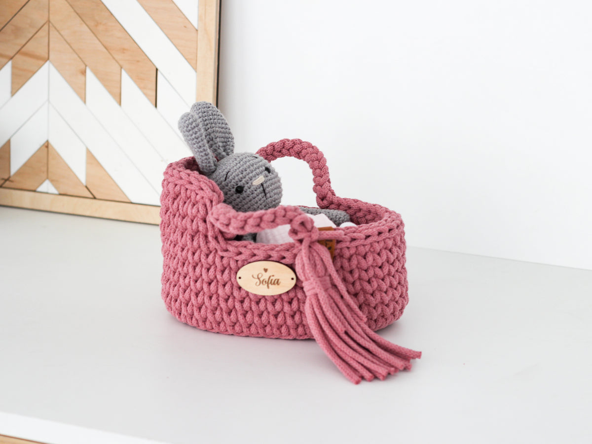 22cm MINI DOLL MOSES BASKET | BLOSSOM