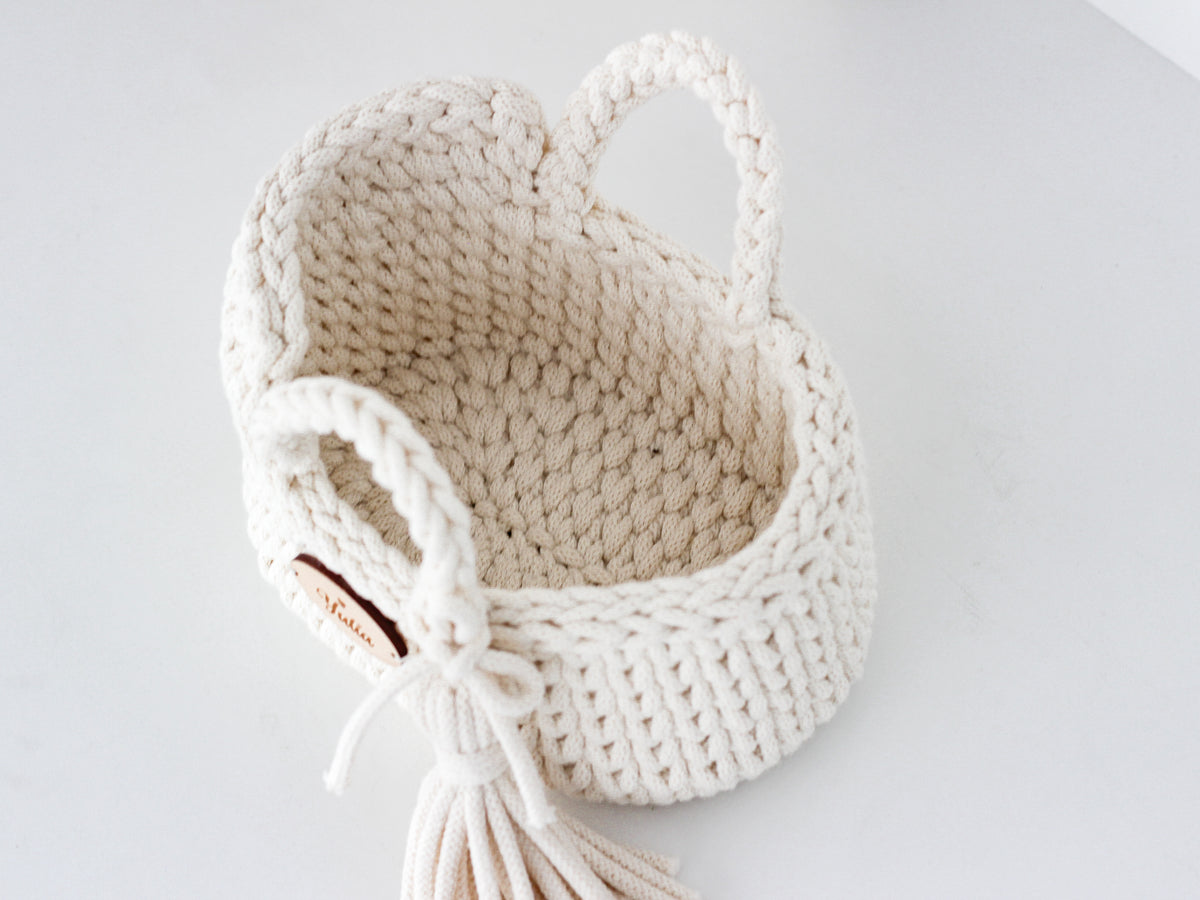 22cm MINI DOLL MOSES BASKET | NATURAL