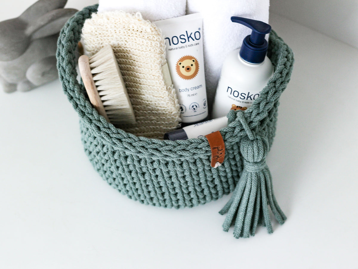 ROUND DIAPER BASKET 20cm | LAUREL