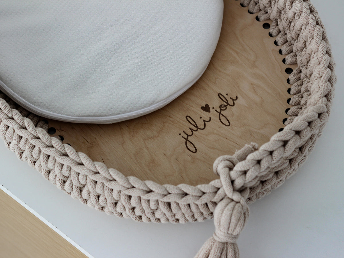 BABY CHANGING BASKET | Warm Beige