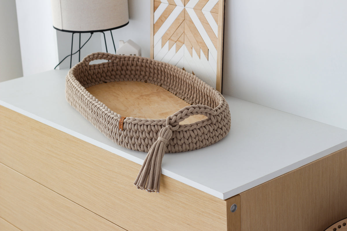 BABY CHANGING BASKET | Sand