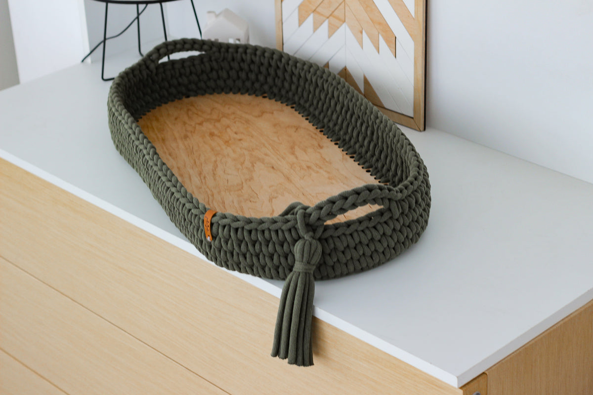 BABY CHANGING BASKET | Avocado