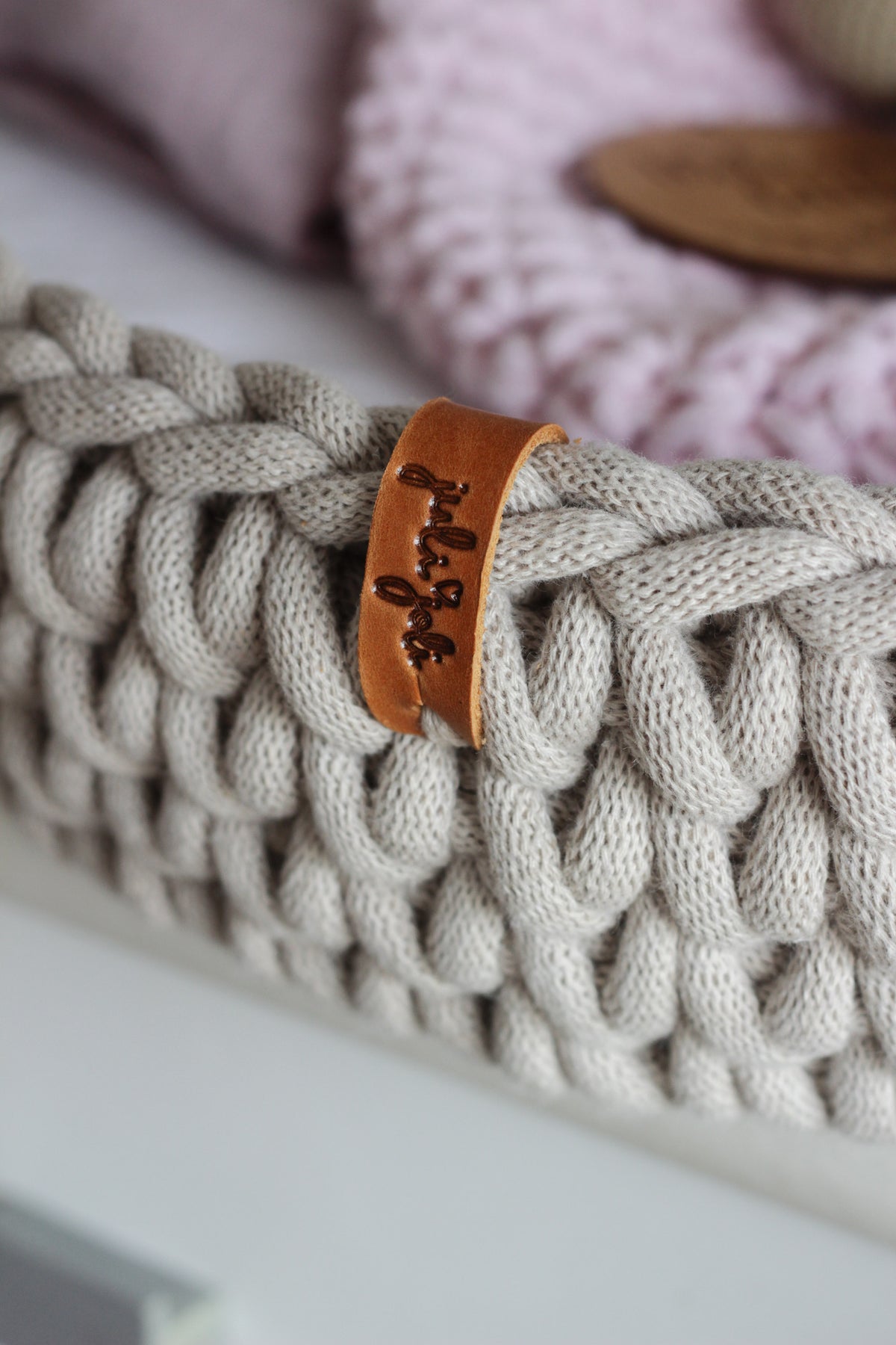 BABY CHANGING BASKET | Beige