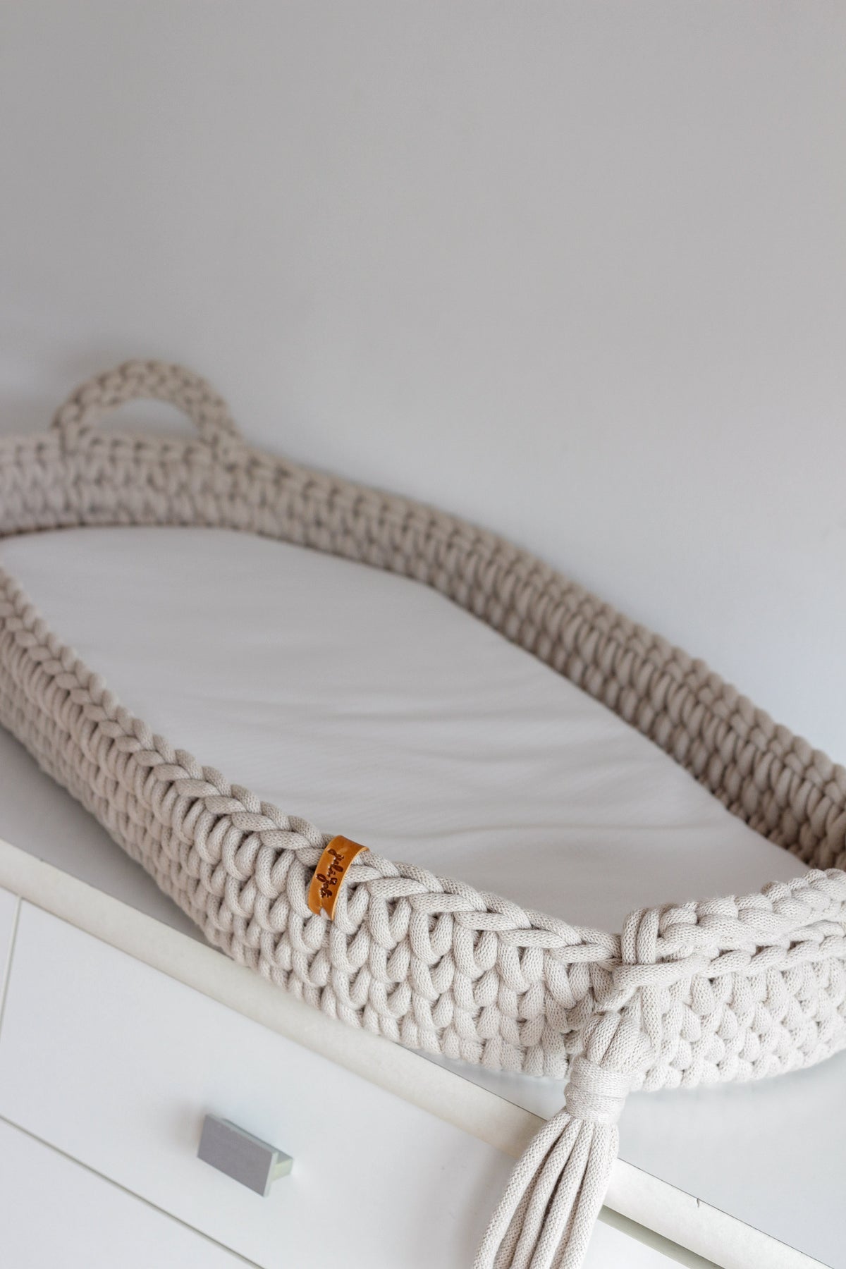 BABY CHANGING BASKET | Beige