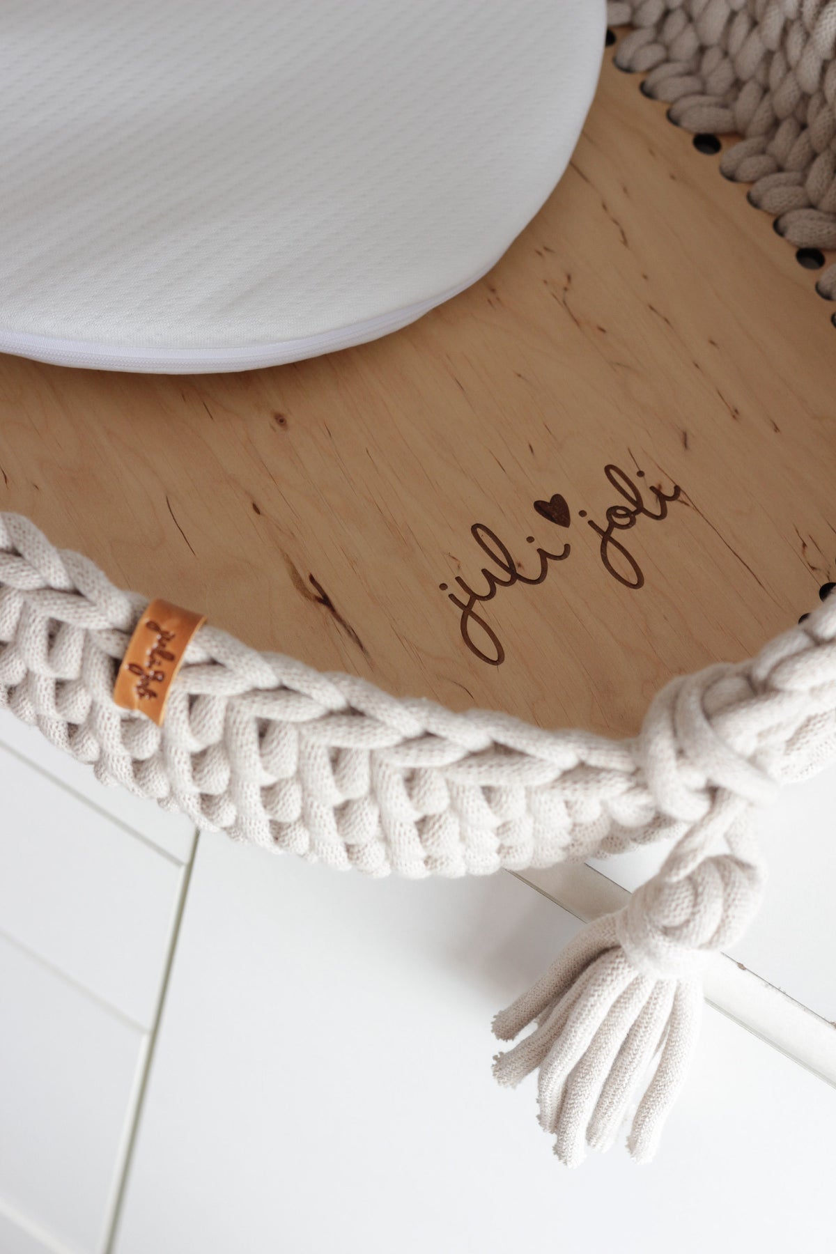 BABY CHANGING BASKET | Beige