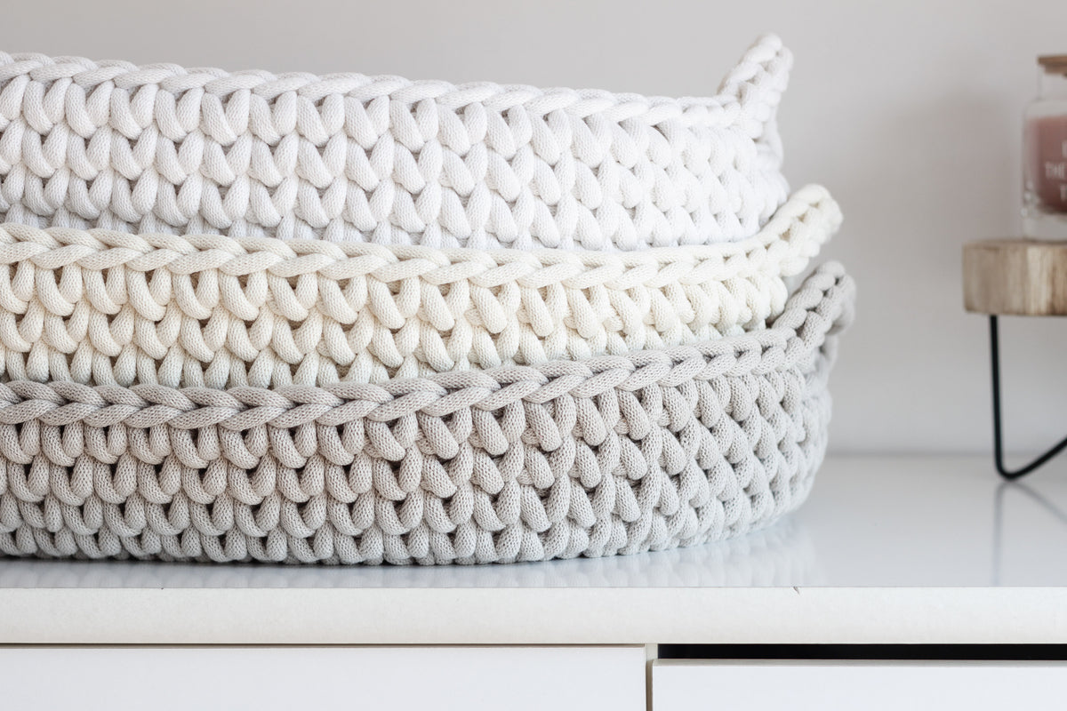 BABY CHANGING BASKET | Off White