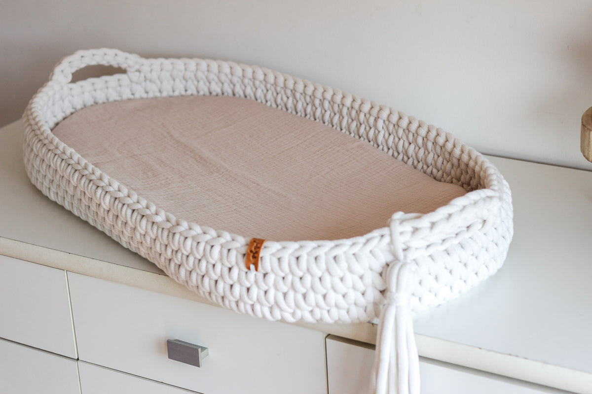 BABY CHANGING BASKET | Off White