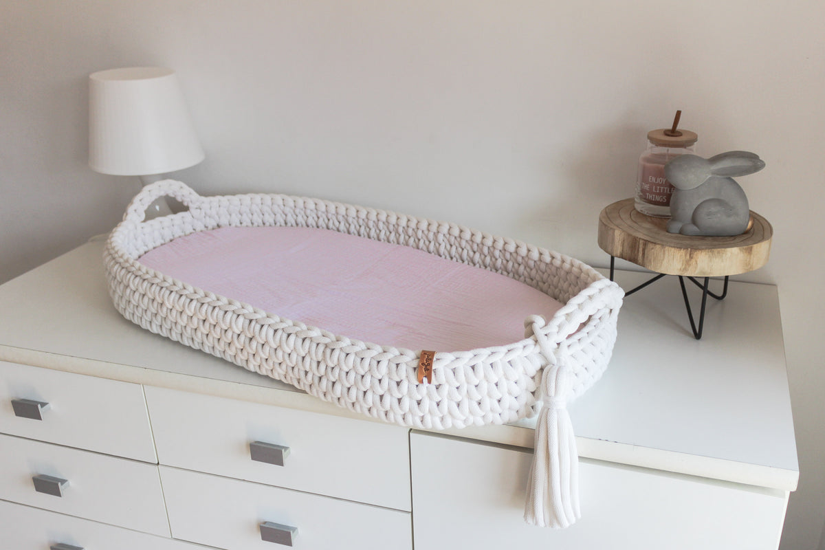 BABY CHANGING BASKET | Off White